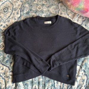 cross tied sweater